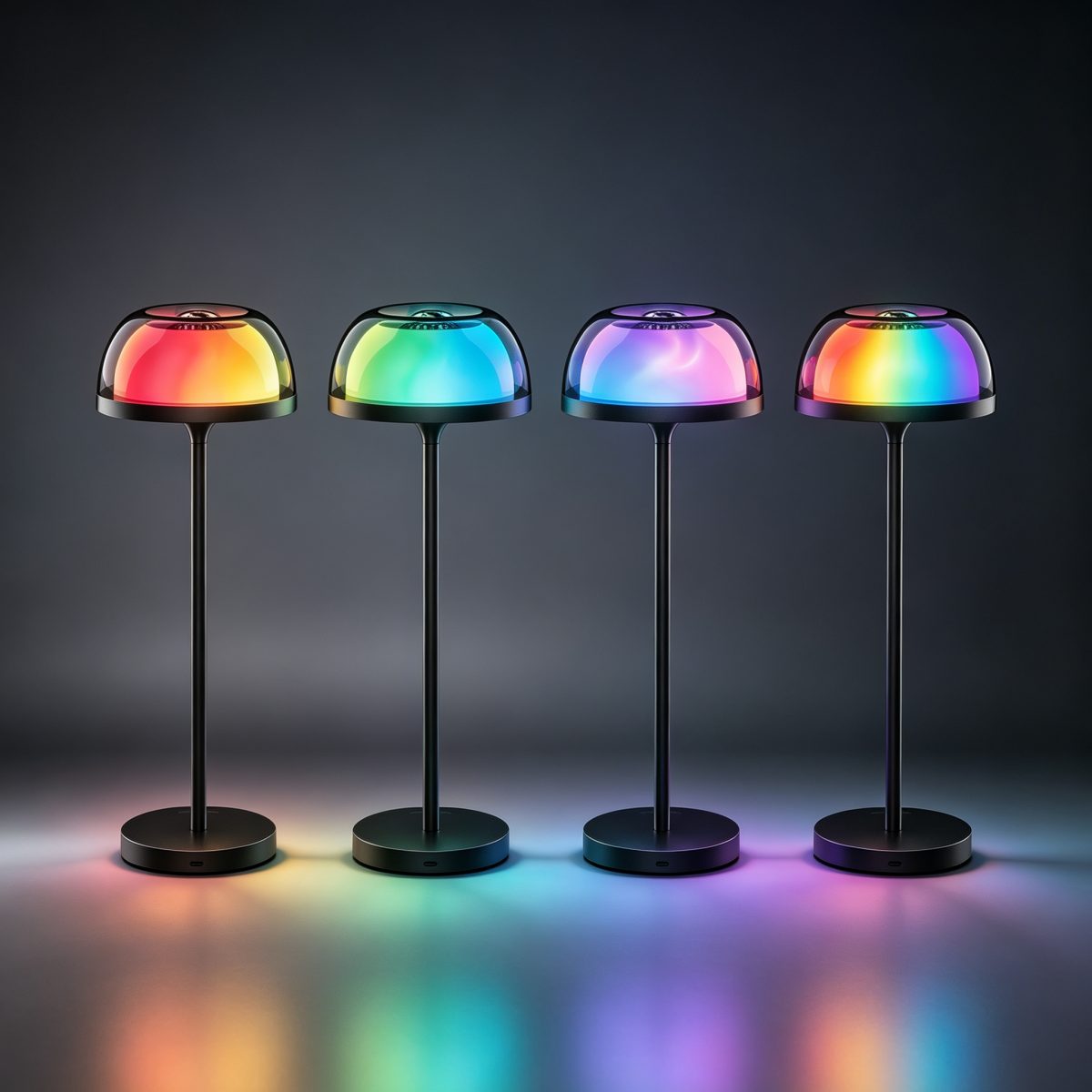 RGBIC Northern Lights LED Table Lamp Bedroom Smart Mood Light Remote WiFi Touch